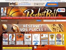 Tablet Screenshot of basketlr.fr